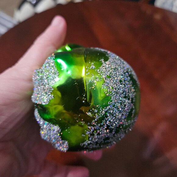 RARE ADORABLE CHRISTOPHER RADKO DRESSED UP FROG BOW TIE CHRISTMAS GLASS ORNAMENT - Picture 8 of 10